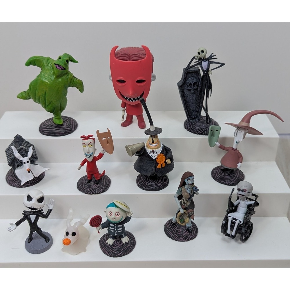 Disney The Nightmare Before Christmas Miniature Figure Collection Set + 1 Funko